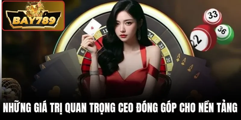 CEO Cao Việt - Chiến Lược Đưa BAY789 Trở Thành Tên Tuổi Lớn 2 Những giá trị quan trọng CEO đóng góp cho nền tảng